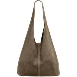 CASPAR No.767 Shopper Wildleder Gelb/Black