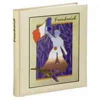 Hama Fotoalbum Buch-Album Frankreich FRA Foto-Album, 60x Seiten, 2 Textvorspannseiten, mit Fotokarton und Pergaminseiten gelb