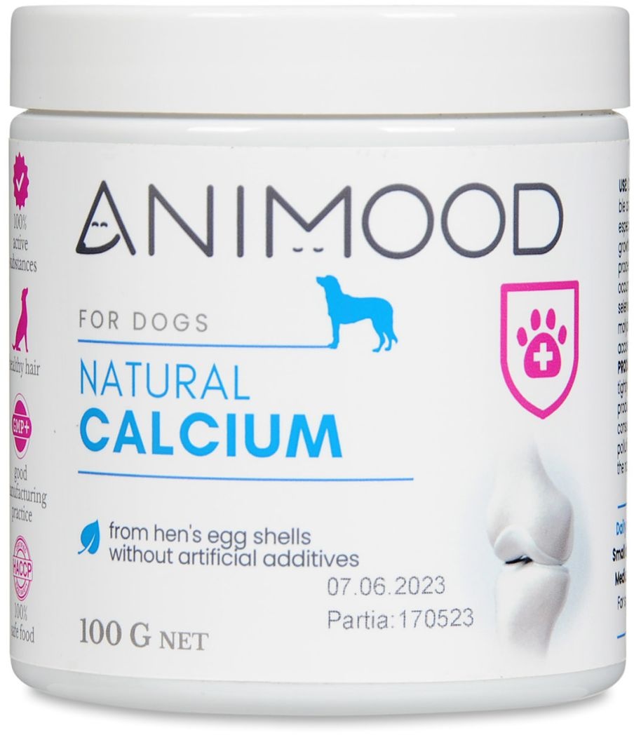 Natürliches Kalzium für Hunde - Ergänzung 100g