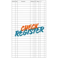Independently published Check Register Notebook: Personal And Business Checkbook