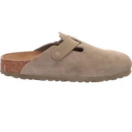 Birkenstock Boston Suede Leather Narrow Sandalen faded khaki) - 40