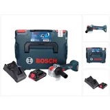 Bosch Professional Winkelschleifer 18 V 125 mm Brushless X-LOCK + 1x ProCORE Akku 4,0 Ah + Ladegerät + L-Boxx