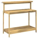 vidaXL Umtopfbank 111,5 x 48,5 x 107 cm Pflanztisch