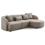 Livora Ecksofa 260x165x72 beige JONAH