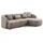 Livora Ecksofa 260x165x72 beige JONAH
