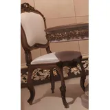 JVmoebel Stuhl Esszimmer Stuhl Möbel Barock Rokoko Esstisch Stühle Italienische, Made in Europa rosa