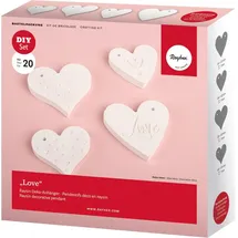 Rayher Gieß-Set Anhänger, "Love", 4 Motive,