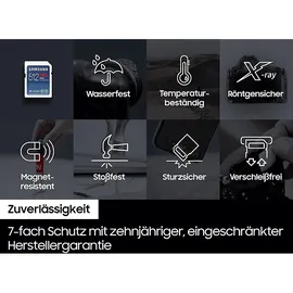 Samsung MB-SD512SB/WW Pro Plus, SDXC Speicherkarte, 512 GB, 180 MB/s
