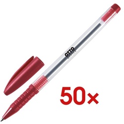 OTTO Office Budget 50er-Pack Einwegkugelschreiber »Eco Stick« rot