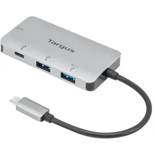 Targus USB-C MP H w 2xUSB A 2xUSB-C USB-Hubs - 4 - Grau