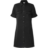 Noisy May Shirtkleid Midi Schwarz XL