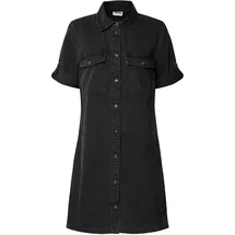 Noisy May Shirtkleid Midi Schwarz XL