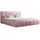 Fun Möbel Polsterbett Doppelbett GIULIA 200x200cm Stoff Magic Velvet Rosa