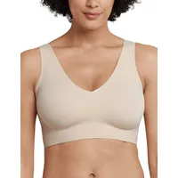 SCHIESSER Damen Bustier mit Herausnehmbaren Pads Invisible Soft Sport-BH, Sand_170364, 38