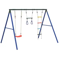 VidaXL Schaukel-Set mit Schaukelsitz Trapez und Strickleiter