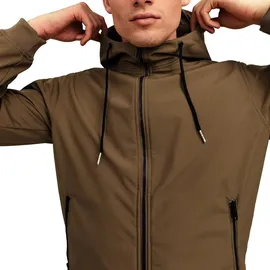 JACK & JONES Herren JJEBASIC Softshell Hood NOOS Kurzjacke, Otter,XXL