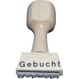 kompatible Ware Textstempel "Gebucht"