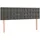 vidaXL Boxspringbett 140 x 200 cm Dunkelgrau