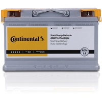 Continental Autobatterie 80Ah 12 V Starterbatterie 800 A AGM