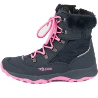 Trollkids - Winter-Boots GIRLS Hemsedal in navy/magenta, Gr.28