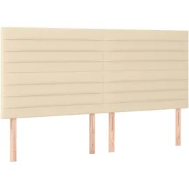 vidaXL Boxspringbett 180 x 200 cm Creme