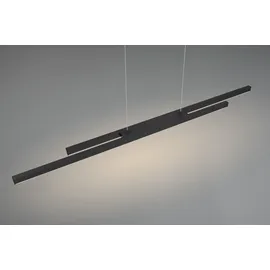 Trio Odio 2-flg. 110 x 150 cm eckig schwarz Metall