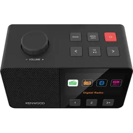 Kenwood CRM70DABB DAB+ Radio schwarz