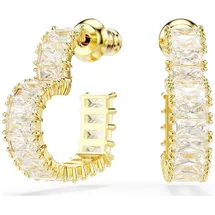 Swarovski Creolen Matrix Weiß 5693512 18k vergoldet Klein