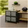 Hti-Living Spüle mit Abtropfläche und Unterschrank 83 x 43 cm Grau