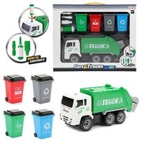 Toi-Toys Müllwagen Müllauto LKW zum Bauen