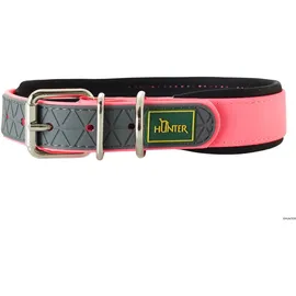 Hunter Convenience Comfort Hundehalsband Neonpink 45