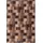 Snapstyle Designer Velour Teppich Mystic Karo Braun 100x300cm
