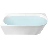Beliani Renaca Eckbadewanne 170 x 79 cm (280 l)