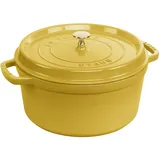 Staub La Cocotte 28 cm, rund, Citron, Gusseisen