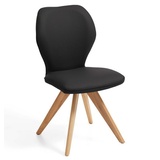 Niehoff Sitzmöbel Colorado Trend-Line Design-Stuhl Gestell Wildeiche - Polyester Atlantis graphit