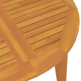 vidaXL Gartentisch Ø 110 x 75 cm Braun