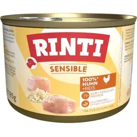 Rinti Sensible Huhn & Reis Nassfutter 12 x 185 g
