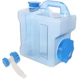 ifundom Leicht Tragbarer Outdoor Wasserkanister mit Hahn Auslaufsicherer Trinkwasserbehälter für Camping Auto Garten und Notfallversorgung