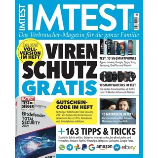 IMTEST - Das Test-Magazin für die ganze Familie: Das Imtest Magazin No. 01/2021: Das Imtest Magazin No. 2