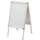 NOBO Kundenstopper silber DIN A2 2 Fächer 47,5 x 48,5 x 85,0 cm, 1 St.