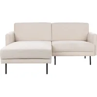 Rechtsseitiges Ecksofa BREDA Helles Beige Stoff Rechtsseitig