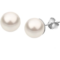 Nenalina Basic Synthetische Perle 925 Silber Weiß)