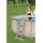 BESTWAY Power Steel Frame Pool Set 396 x 107 cm inkl. Filterpumpe Rattanoptik