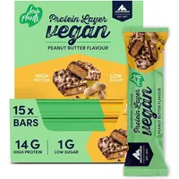 Multipower Vegan Protein Layer Erdnussbutter Riegel 15 x 55 g