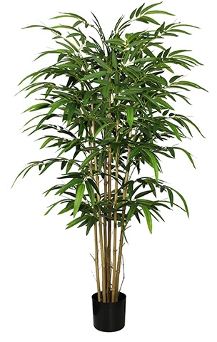 Bambus grün 155 cm Kunstblume Seide unechte Blume - Buitengewoon de Boet