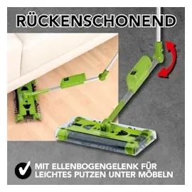 Swivel Akku-Besen Swivel Sweeper G2 Grün + Ersatz-Akku