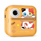 Mini Drucker Thermodrucker Kamera für Kinder Bluetooth: 5.4 Wozinsky orange