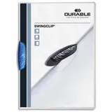 Durable Klemmhefter A4 Transparent/Blau