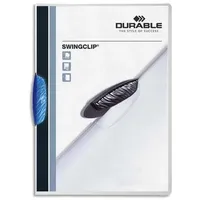 Durable Klemmhefter A4 Transparent/Blau