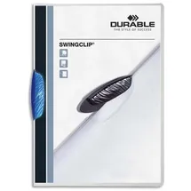 Durable Klemmhefter A4 Transparent/Blau